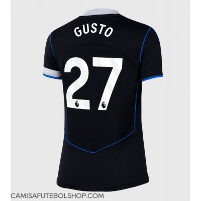 Camisa de time de futebol Chelsea Malo Gusto #27 Replicas 3º Equipamento Feminina 2025-26 Manga Curta Camisa de time de futebol Chelsea Malo Gusto #27 Replicas 3º Equipamento Feminina 2025-26 Manga Curta